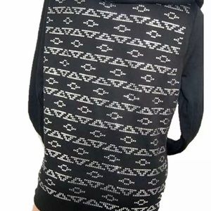 Victoria secret pink  Hoodie Black Silver Studded Large
